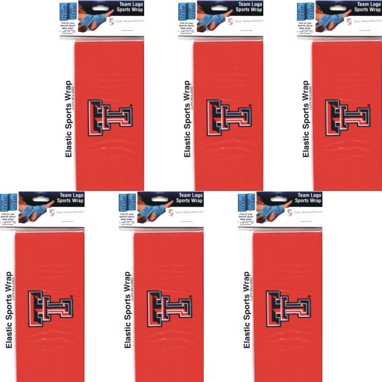 Novelty Texas Tech Raiders Elastic Bandage Sports Wrap with Clips (3" x 54") - Dollar Fanatic