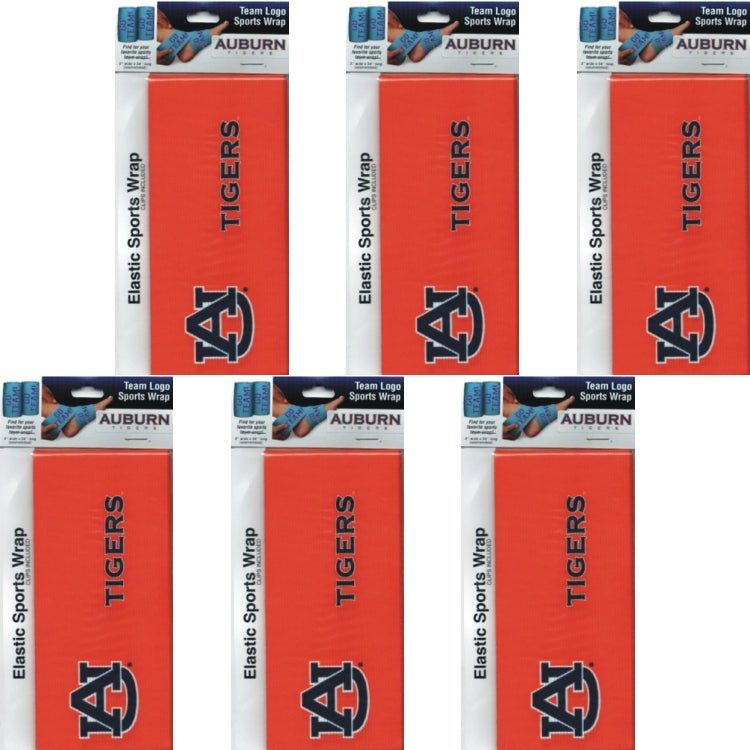 Novelty Auburn Tigers Orange Elastic Bandage Sports Wrap with Clips (3" x 54") - Dollar Fanatic