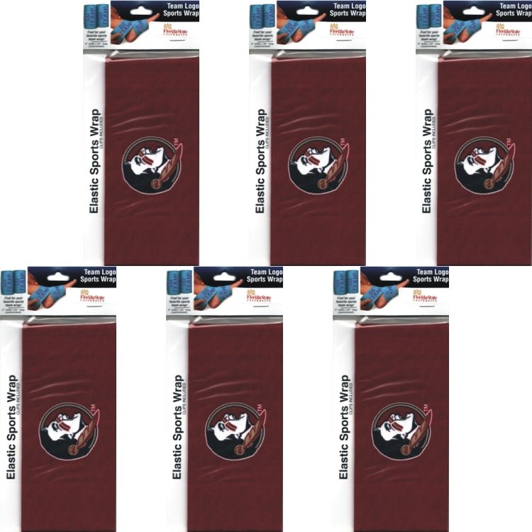 Novelty Florida State Seminoles Elastic Bandage Sports Wrap with Clips (3" x 54") - Dollar Fanatic