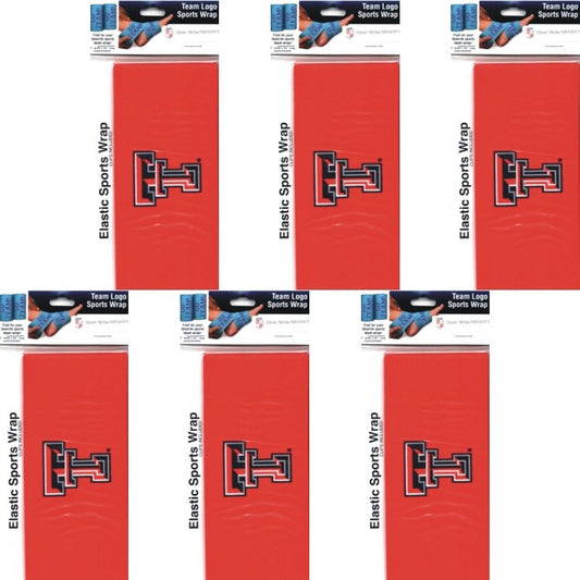 Novelty Texas Tech Raiders Elastic Bandage Sports Wrap with Clips (3" x 54") - Dollar Fanatic